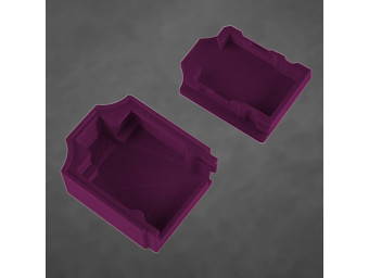 Violette Schutzkappe für Bodenfeuchtesensor, PLA, FDM 3D-Druck Gehäuse