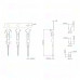 Crimpkontakt, Stecker, RM 2,54 mm, Dupont Leitungskontakt, männlich, verzinnt
