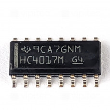 74HC4017, Dekadischer Aufwärts-/Abwärts-Zähler, Teiler, SMD, SO-16, 5V TTL, 2..6 V, -55..125 °C