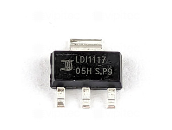 LDI1117-5.0H, LDO-Linearspannungsregler, 5 V, SMD, SOT-223, -40..125 °C
