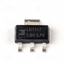 LDI1117-1.8H, LDO-Linearspannungsregler, 1,8 V, SMD, SOT-223, -40..125 °C