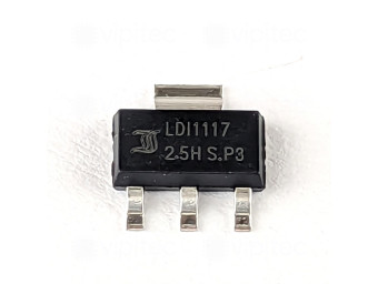 LDI1117-2.5H, LDO-Linearspannungsregler, 2,5 V, SMD, SOT-223, -40..125 °C