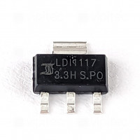 LDI1117-3.3H, LDO-Linearspannungsregler, 3,3 V, SMD, SOT-223, -40..125 °C