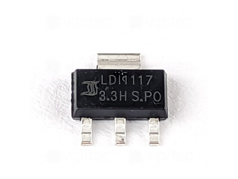 LDI1117-3.3H, LDO-Linearspannungsregler, 3,3 V, SMD, SOT-223, -40..125 °C