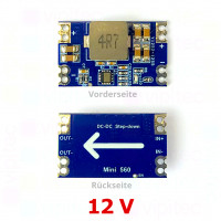 Mini560-12V DC-DC Step-Down Spannungswandler, Abwärtswandler, Buck Converter, 3 A, 14..20 V zu 12 V
