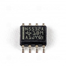 NE5532D, Operationsverstärker, 2-fach, Low-Noise, SMD, SO-8, 5..15 V, 0..70 °C