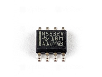 NE5532D, Operationsverstärker, 2-fach, Low-Noise, SMD, SO-8, 5..15 V, 0..70 °C