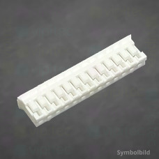 PH-2.0 Steckergehäuse für Crimpkontakt, 1x10, 10-polig, RM 2 mm, weiß