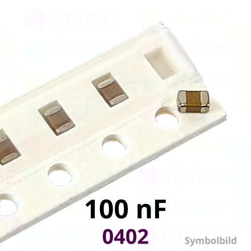 Kerko, SMD, 100 nF, ±10%, 50 V, -55..125 °C, 0402, X7R