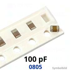 Kerko, SMD, 100 pF, ±10%, 50 V, -55..125 °C, 0805, X7R