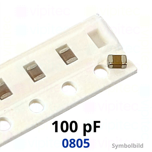 Kerko, SMD, 100 pF, ±10%, 50 V, -55..125 °C, 0805, X7R