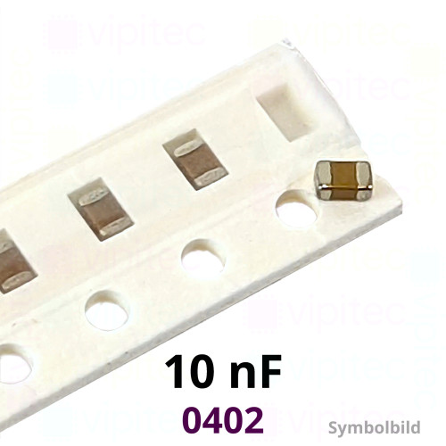 Kerko, SMD, 10 nF, ±10%, 50 V, -55..125 °C, 0402, X7R Kerko, SMD, 10 nF, ±10%, 50 V, -55..125 °C, 0402, X7R