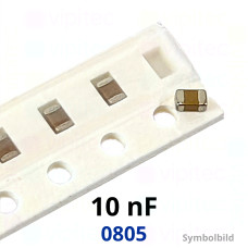 Kerko, SMD, 10 nF, ±10%, 100 V, -55..125 °C, 0805, X7R