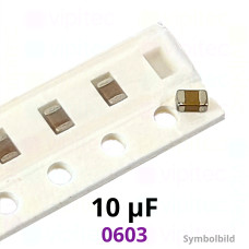 Kerko, SMD, 10 µF, ±20%, 10 V, -55..85 °C, 0603, X5R