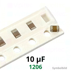 Kerko, SMD, 10 µF, ±10%, 50 V, -55..85 °C, 1206, X5R