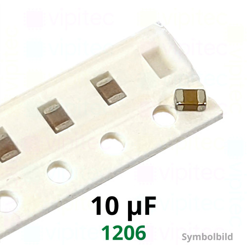 Kerko, SMD, 10 µF, ±10%, 50 V, -55..85 °C, 1206, X5R