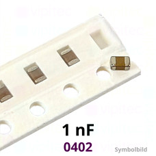 Kerko, SMD, 1 nF, ±10%, 50 V, -55..125 °C, 0402, X7R