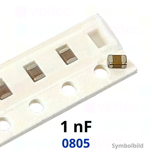 Kerko, SMD, 1 nF, ±10%, 50 V, -55..125 °C, 0805, X7R