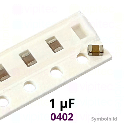 Kerko, SMD, 1 µF, ±10%, 25 V, -55..85 °C, 0402, X5R Kerko, SMD, 1 µF, ±10%, 25 V, -55..85 °C, 0402, X5R