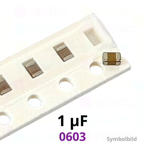 Kerko, SMD, 1 µF, ±10%, 50 V, -55..85 °C, 0603, X5R