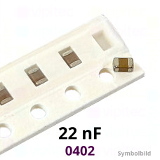 Kerko, SMD, 22 nF, ±10%, 50 V, -55..125 °C, 0402, X7R