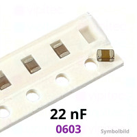 Kerko, SMD, 22 nF, ±10%, 50 V, -55..125 °C, 0603, X7R