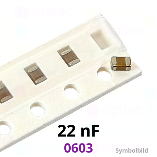 Kerko, SMD, 22 nF, ±10%, 50 V, -55..125 °C, 0603, X7R