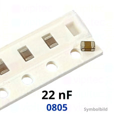 Kerko, SMD, 22 nF, ±10%, 100 V, -55..125 °C, 0805, X7R