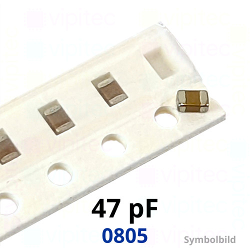 Kerko, SMD, 47 pF, ±5%, 50 V, -55..125 °C, 0805, NP0 / C0G