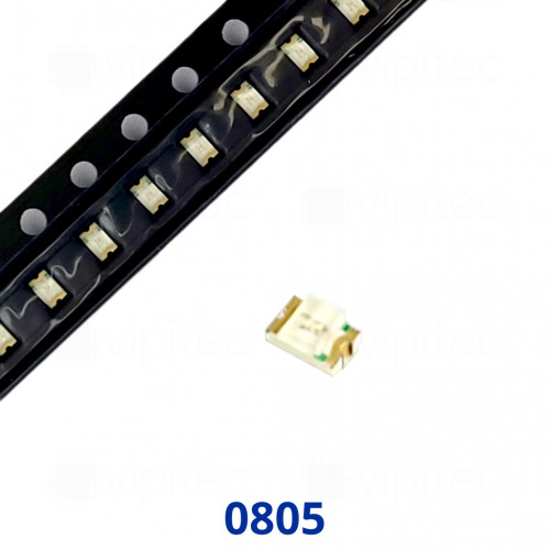 LED, rot, klar, 624 nm, 65..115 mcd, 1,6..2,4 V, 120°, SMD, 0805