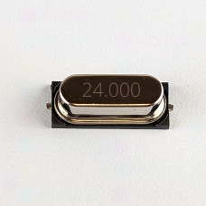 24 MHz Schwingquarz HC-49SMD, SMD