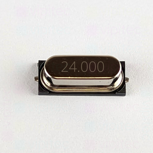24 MHz Schwingquarz HC-49SMD, SMD