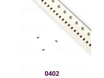 0 Ohm Dickschicht-Widerstand, SMD, 62,5 mW, 50 V, -55..155 °C, 0402
