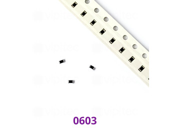680 Kiloohm Dickschicht-Widerstand, SMD, ±1%, 100 mW, 75 V, -55..155 °C, 0603