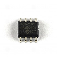TC1427COA, 2-fach N-Kanal MOSFET / Gate-Treiber, 2-fach, 3..16 V, 1,2 A, 75 ns, SMD, SO-8, TTL-/CMOS-kompatibel, 70°C