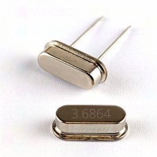 3,6864 MHz Schwingquarz HC-49S, THT