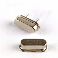 7,3728 MHz Schwingquarz HC-49S, THT, H1: 3 mm