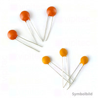 Kerko, THT, 15 pF, ±10%, 50 V, -25..85 °C, 2,54 mm, SLCC, NP0 / C0G, radial