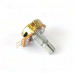 1 Kiloohm Potentiometer, THT, ±20%, 125 mW, 200 V, -10..60 °C, RM 5 mm, Achs-⌀ 6 mm, L 15 mm, WH148 / R16148