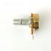 1 Kiloohm Potentiometer, THT, ±20%, 125 mW, 200 V, -10..60 °C, RM 5 mm, Achs-⌀ 6 mm, L 15 mm, WH148 / R16148