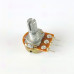 1 Kiloohm Potentiometer, THT, ±20%, 125 mW, 200 V, -10..60 °C, RM 5 mm, Achs-⌀ 6 mm, L 15 mm, WH148 / R16148