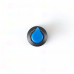 Drehknopf für Potentiometer, Achs-⌀ 6 mm, schwarz / weiß, WH148, ABS
