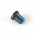 Drehknopf für Potentiometer, Achs-⌀ 6 mm, schwarz / weiß, WH148, ABS